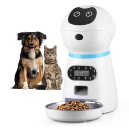 image-Pet automatic feeder pet feeder pet smart feeder stainless steel food pan manufacturer wholesale