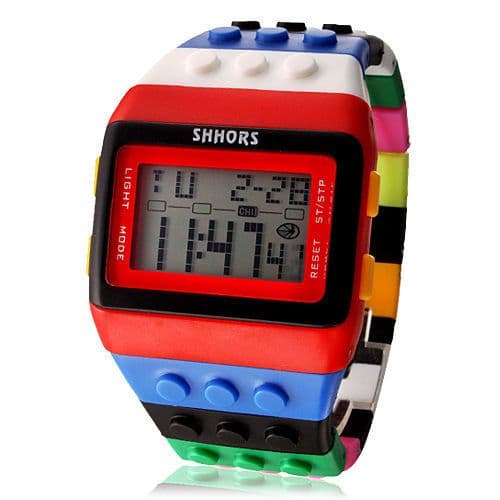 image-LED Colorful Candy Watch - Unisex Sports Rainbow