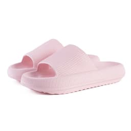 image-Unisex Xinhuiwang Flip Flops - Black, 44-45 Size, EVA Sole