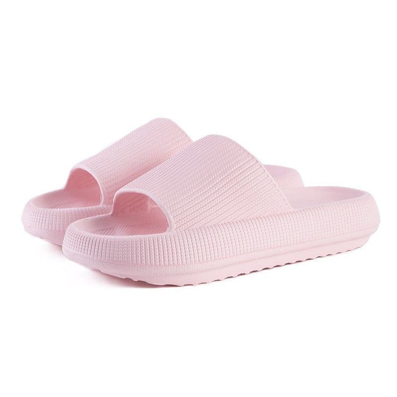 image-Unisex Xinhuiwang Flip Flops - Black, 44-45 Size, EVA Sole