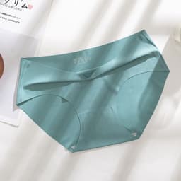 image-About Tao Ice Silk Triangle Panties Low Waist XXXL Light Blue