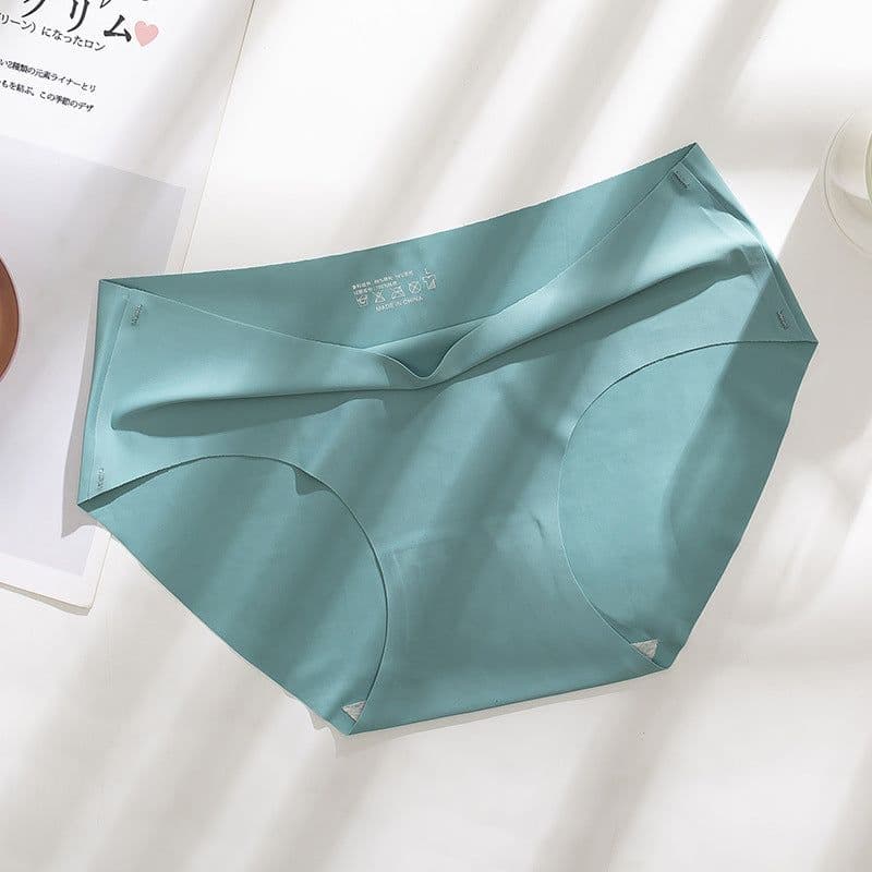 image-About Tao Ice Silk Triangle Panties Low Waist XXXL Light Blue