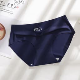image-About Tao Ice Silk Triangle Panties Low Waist XXXL Light Blue