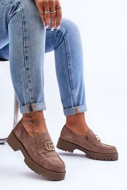 image-Heeled low shoes Step in style