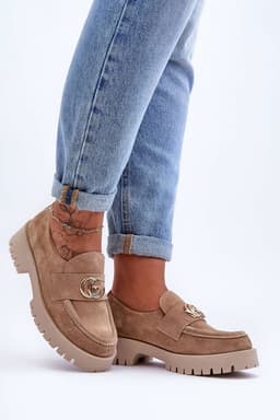 image-Heeled low shoes Step in style