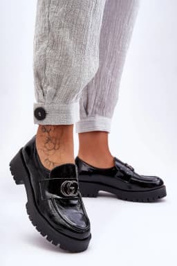 image-Heeled low shoes Step in style