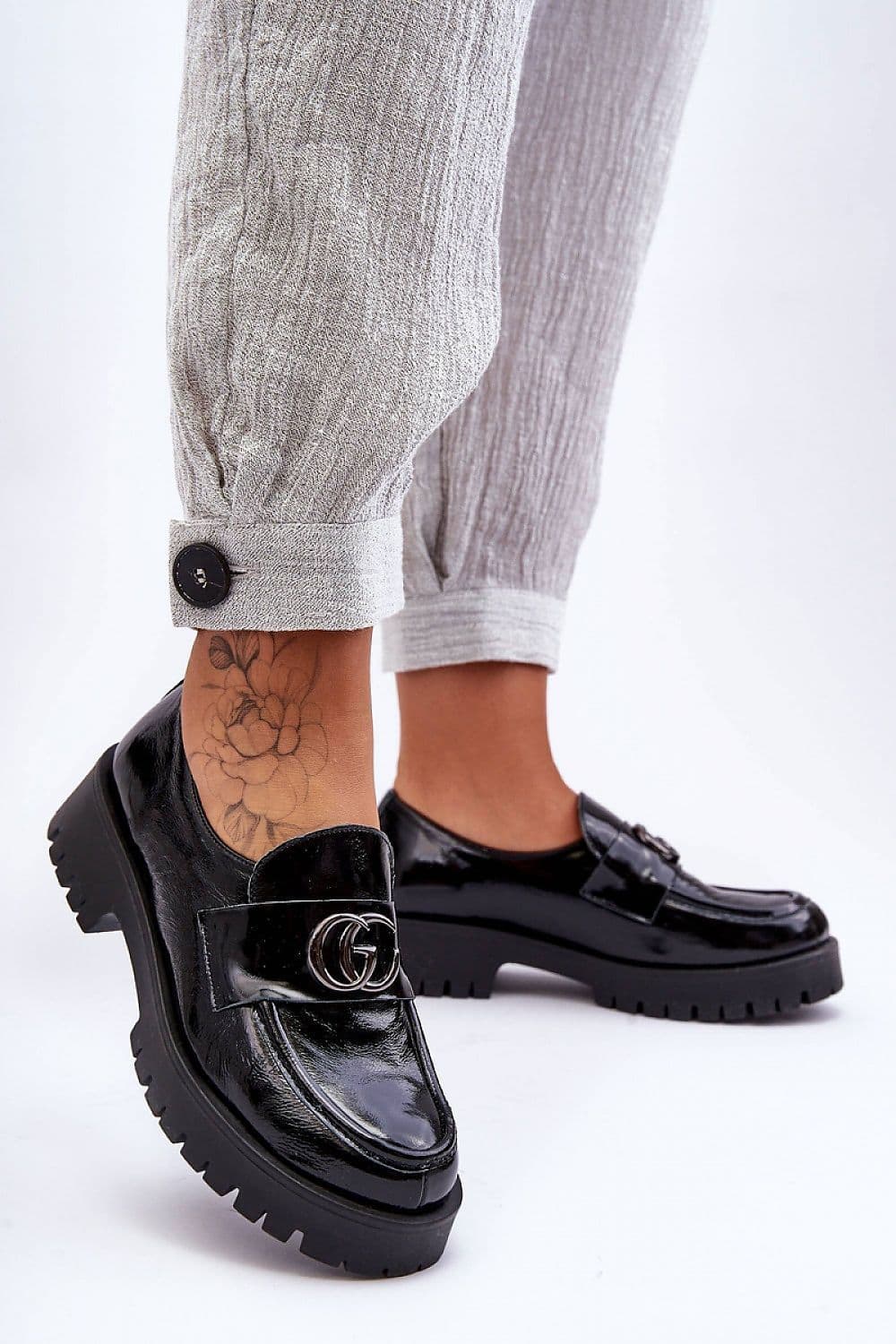 image-Heeled low shoes Step in style