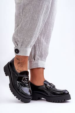 image-Heeled low shoes Step in style