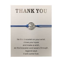 image-Hand-woven Red Rope Tree of Life Bracelet