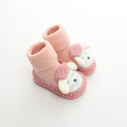 image-Liu Chengxing Baby Socks - Red Cartoon Mid-Calf