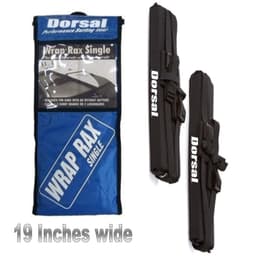 image-Dorsal Universal Soft Racks with Car Roof Pads Tie Down Straps Storage