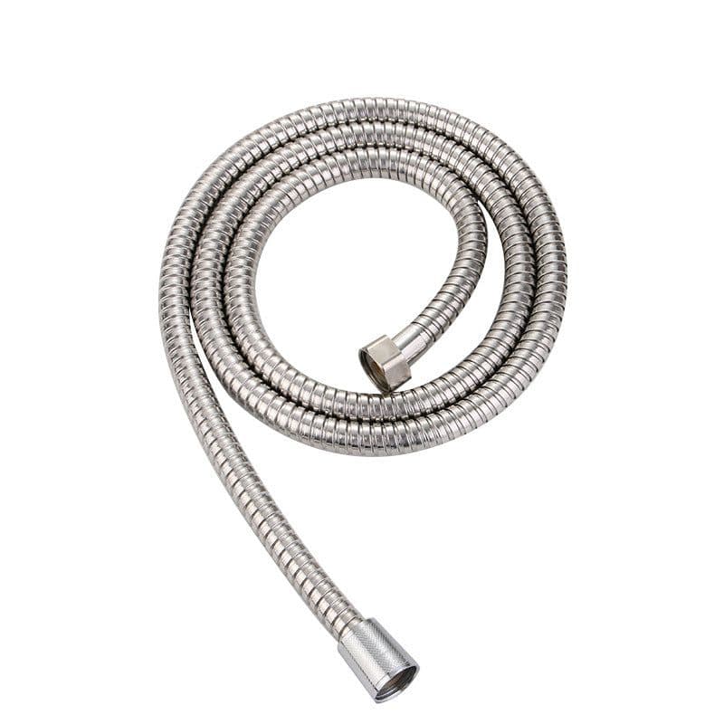image-Stainless Steel Shower Hose 1.5m With Double Buckle Electroplated Finish