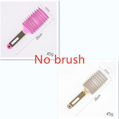 image-Bristle Hair Brush - Detangler Massage Comb