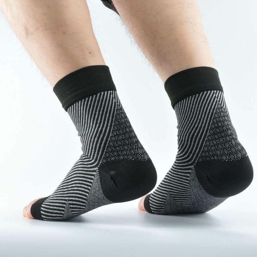 image-Compression Ankle Support Socks, Pink, L/XL