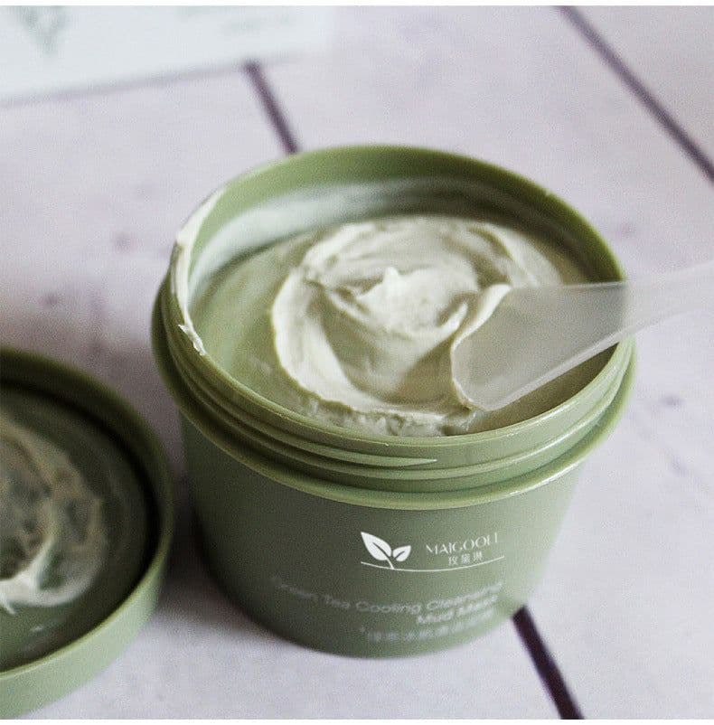 image-CYCY Green Tea Mud Mask 100g - Oil Control