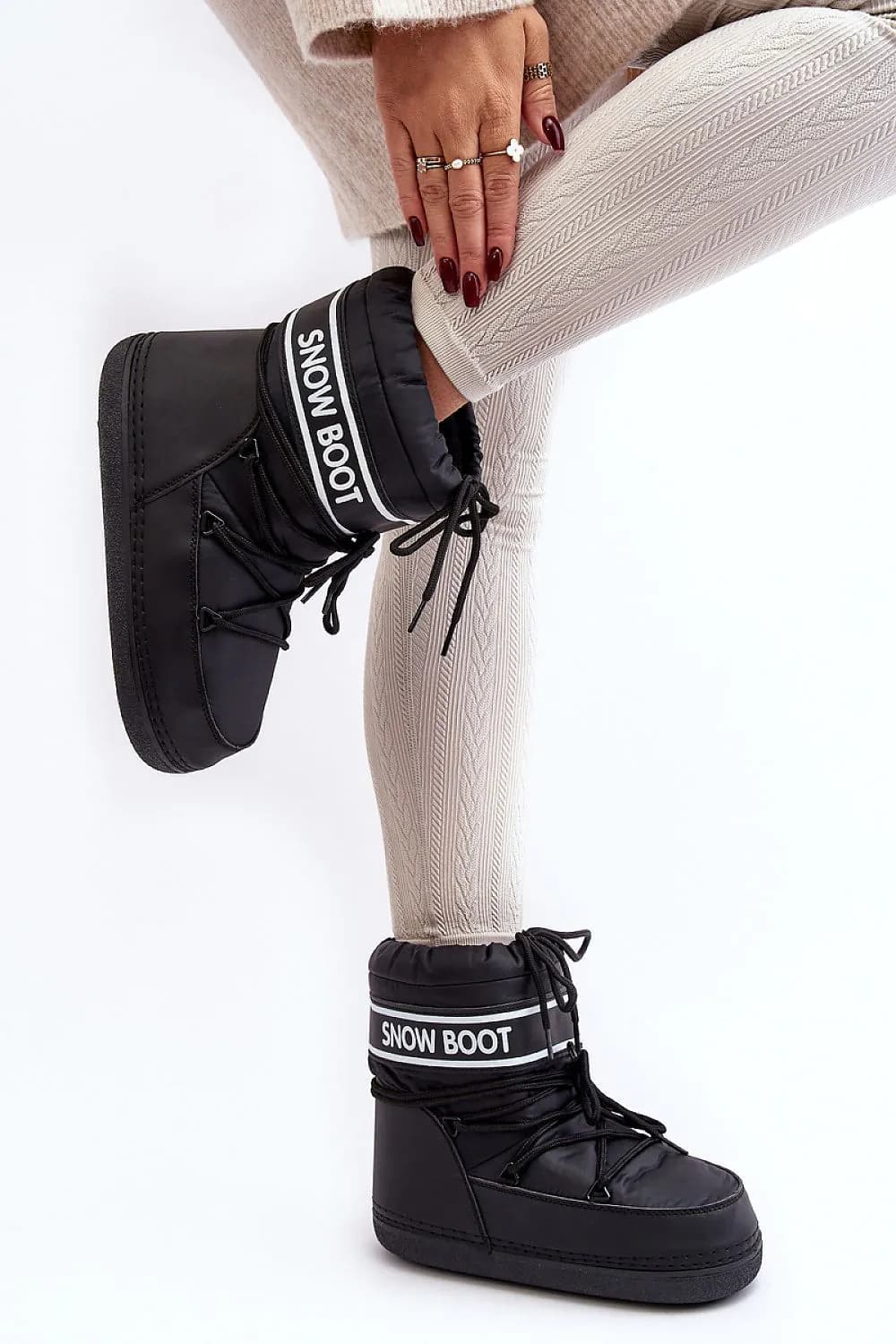 image-Snow boots Step in style