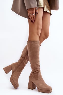 image-Heel boots Step in style