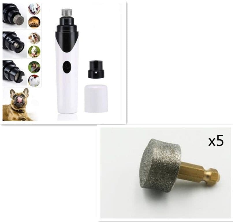 image-Pet Dog Cat Pencil Sharpener, Electric Nail Clippers Cleaning Nail Clippers