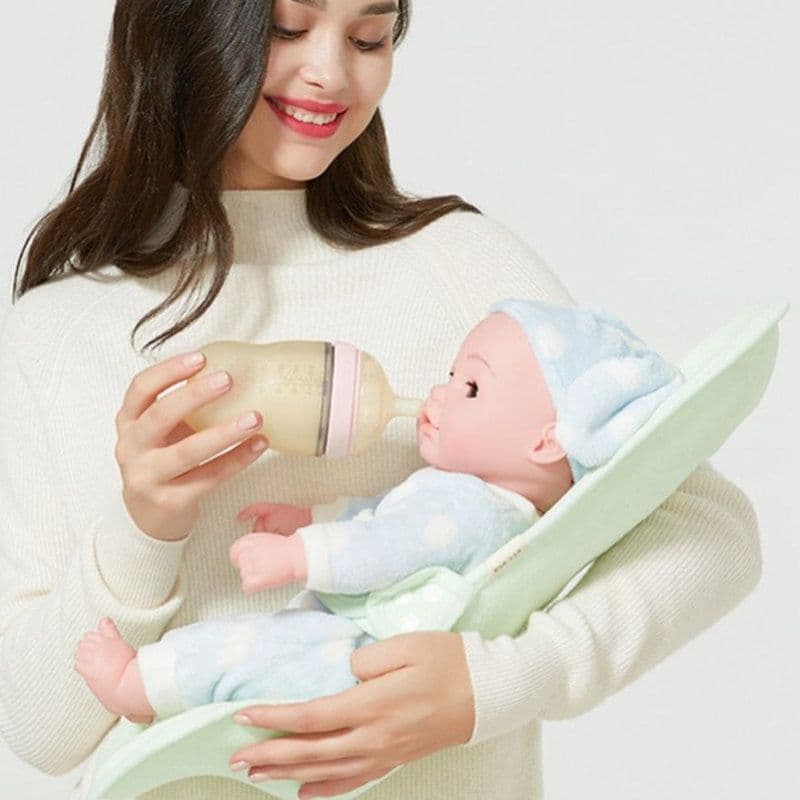 image-Neonatal anti-emetic nursing pillow breathable cross pillow holding baby feeding artifact cross embracing pulling baby''s breast-feeding pillow