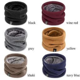 image-Fashion Soft Knitted Neck Warmer Sport Scarf Women Men Face Cover Winter Skating Running Warm Scarves Thick Cold-proof Collar