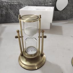image-Creative Wooden Hourglass Timer 15 Minutes Desk Study Room Decoration