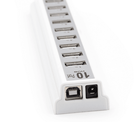 image-10USB 2.0 Hubs With AC Power Computer Supply Adapter