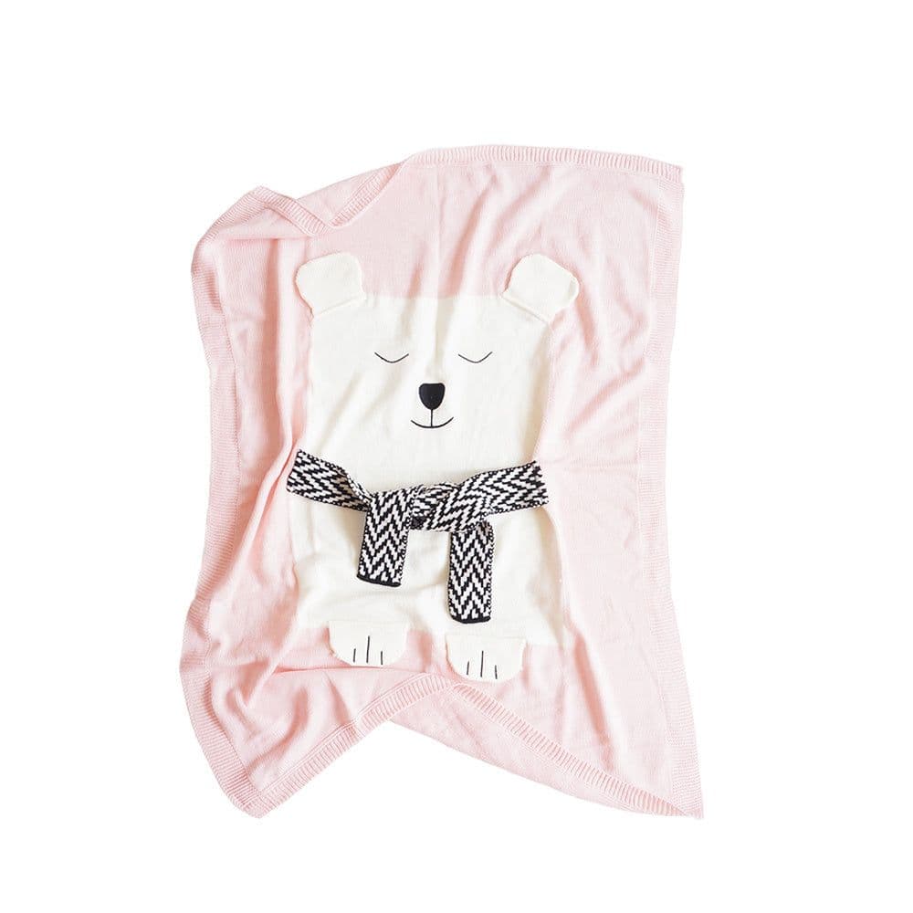 image-Baby knitted blankets spring and autumn blankets