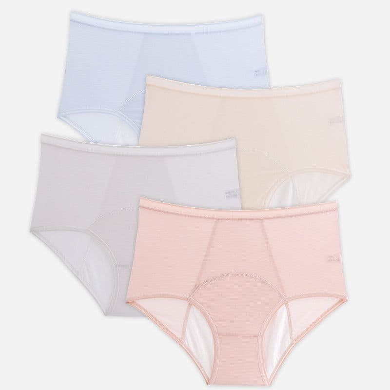 image-Cross-border large size thin physiological underwear leak-proof ladies aunt's menstrual period breathable sanitary underwear