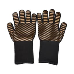 image-Fireproof BBQ Gloves - 800°F Heat Resistant Silicone