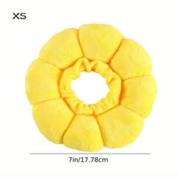 image-Cat Small Dog Recovery Collar, Cute Sunflower Neck Cone After Surgery, Adjustable Pet E Collar, Wound Healing Protective Cone Surgery Recovery Elizabethan Collars For Small Pets