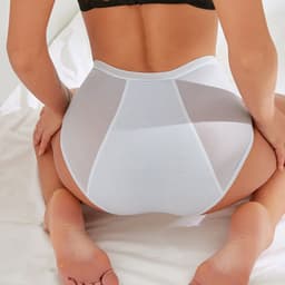 image-Cross-border large size thin physiological underwear leak-proof ladies aunt's menstrual period breathable sanitary underwear
