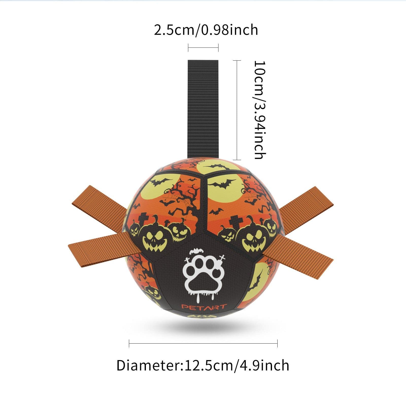 image-Interactive Dog Football Toy Soccer Ball Inflated Training Toy For Dogs Outdoor Border Collie Balls For Large Dogs Pet Supplies