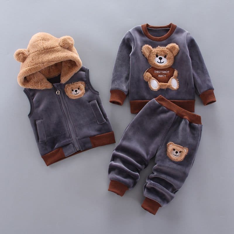 image-Children's clothing 2023 spring new children's clothing baby three-piece suit girls spring clothes spring boys suits