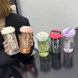 image-Plastic Water Cup Scented Tritan High Temperature Resistant Large Capacity Cup