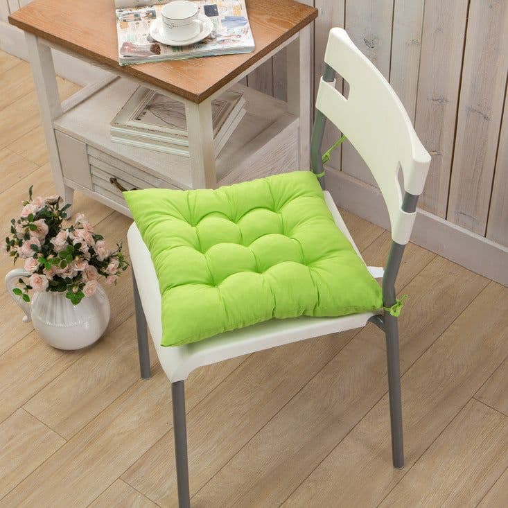 image-Tatami Cushion Solid Color Office Chair Pad