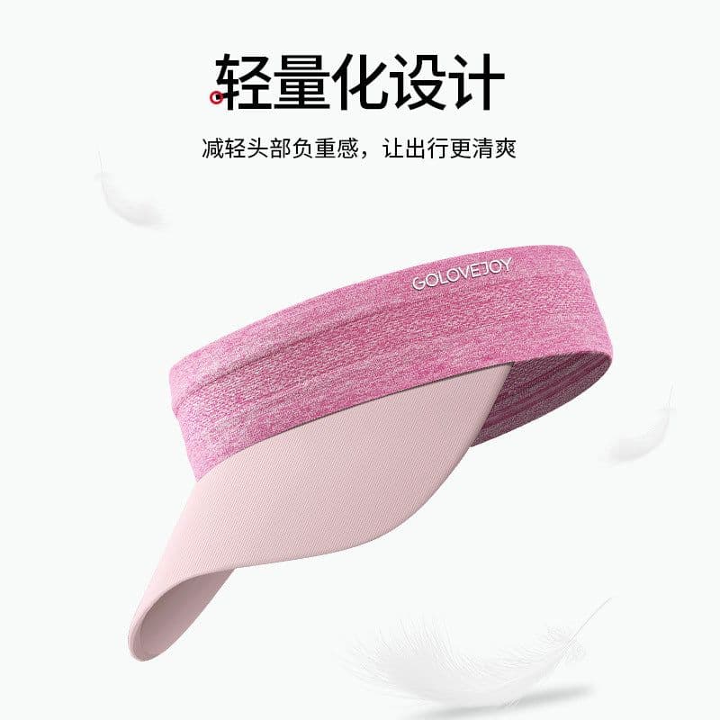 image-Summer Sports Cap - Sweat-Absorbing Breathable Black