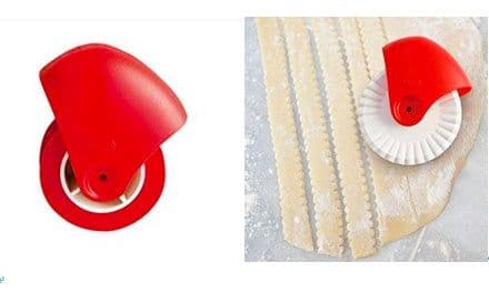 image-Pastry Dough Lattice Cutter Pizza Pie Decoration Gadget Plastic Roller Wheel Cutter