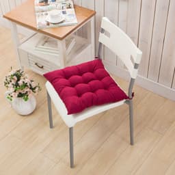 image-Tatami Cushion Solid Color Office Chair Pad