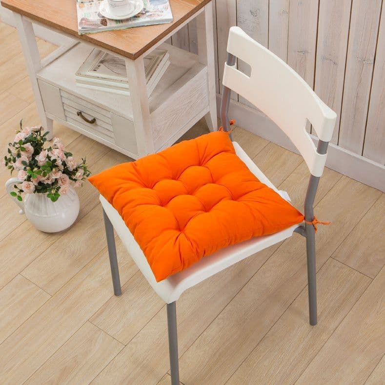 image-Tatami Cushion Solid Color Office Chair Pad