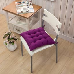 image-Tatami Cushion Solid Color Office Chair Pad