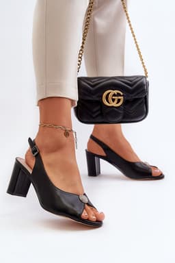 image-Heel sandals Step in style