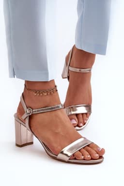 image-Heel sandals Step in style