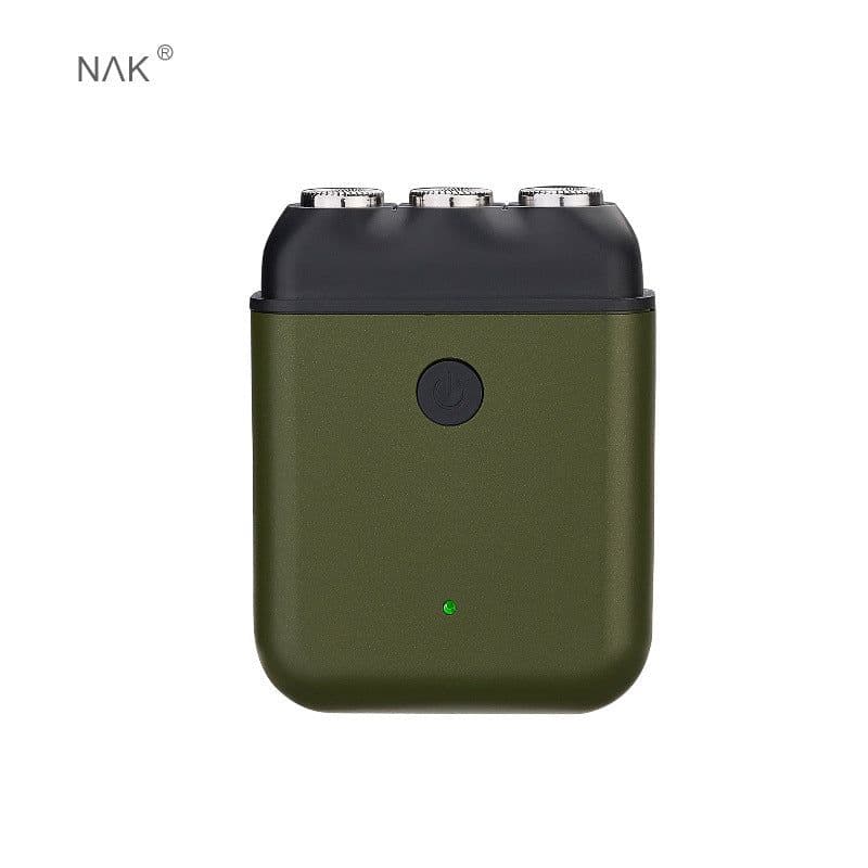 image-NAK3000 3-Blade Portable Electric Razor, Washable, 60+ Minute Battery Life