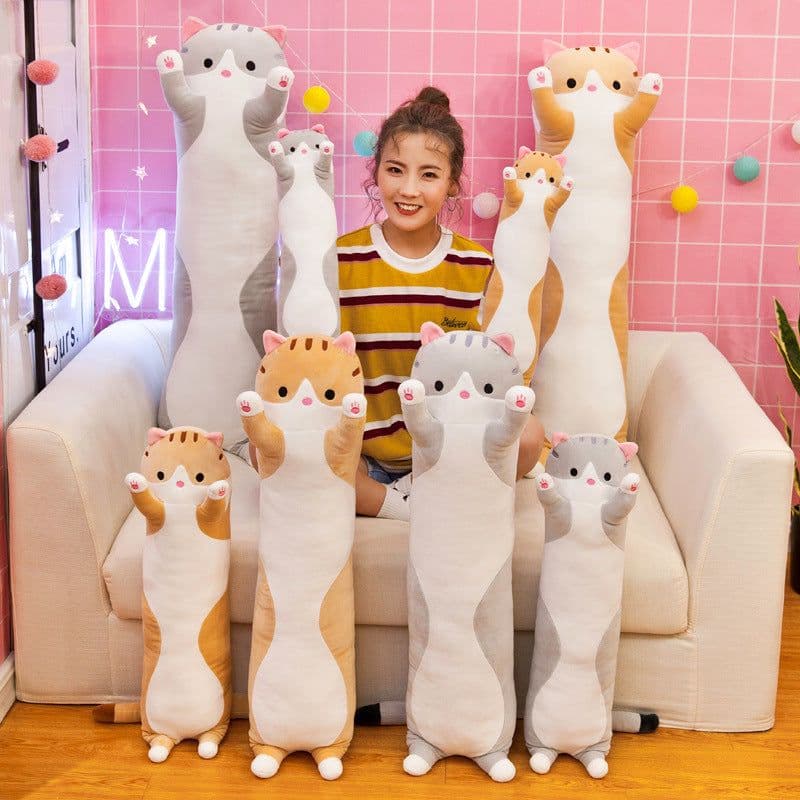 image-Black Cat Plush Pillow Doll 130cm