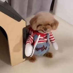 image-Deadly Doll Halloween Dog Costume - Small/Medium