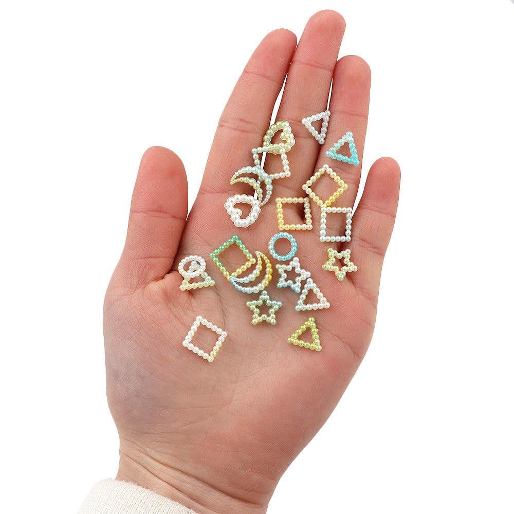 image-20g Gradient Pearl DIY Beads Mixed Shapes