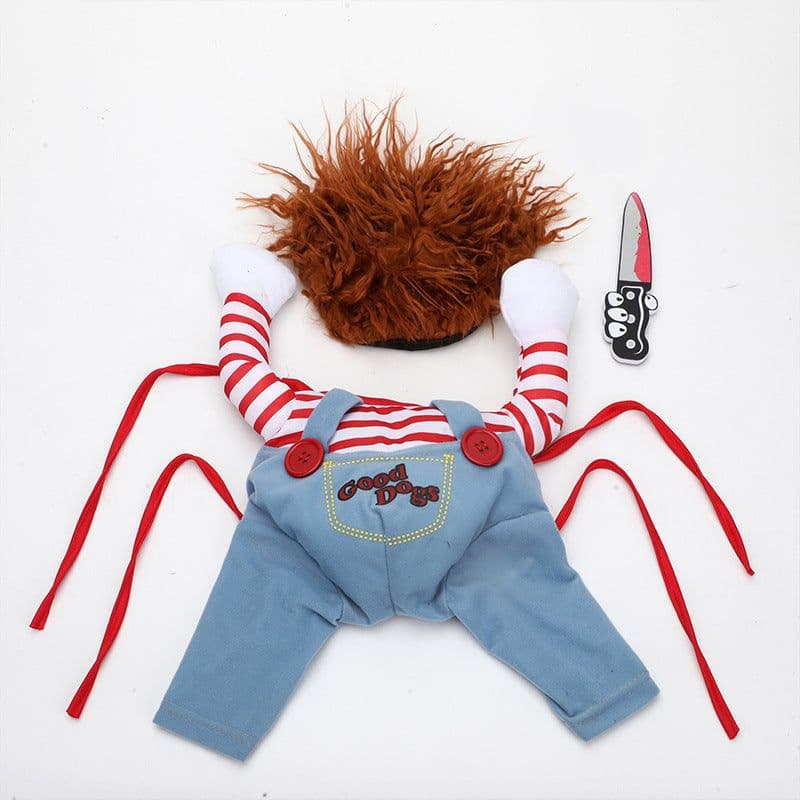 image-Deadly Doll Halloween Dog Costume - Small/Medium