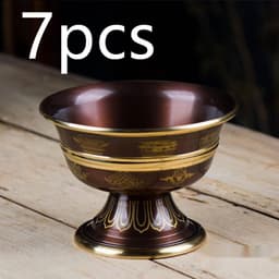 image-India Copper God of Wealth Water Supply Cup for Buddha Cup