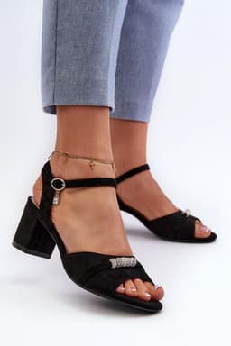 image-Heel sandals Step in style