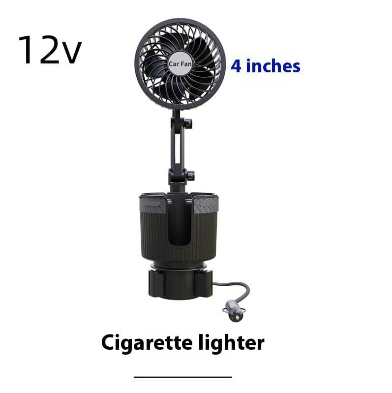 image-Supplies Car Water Cup Holder Fan